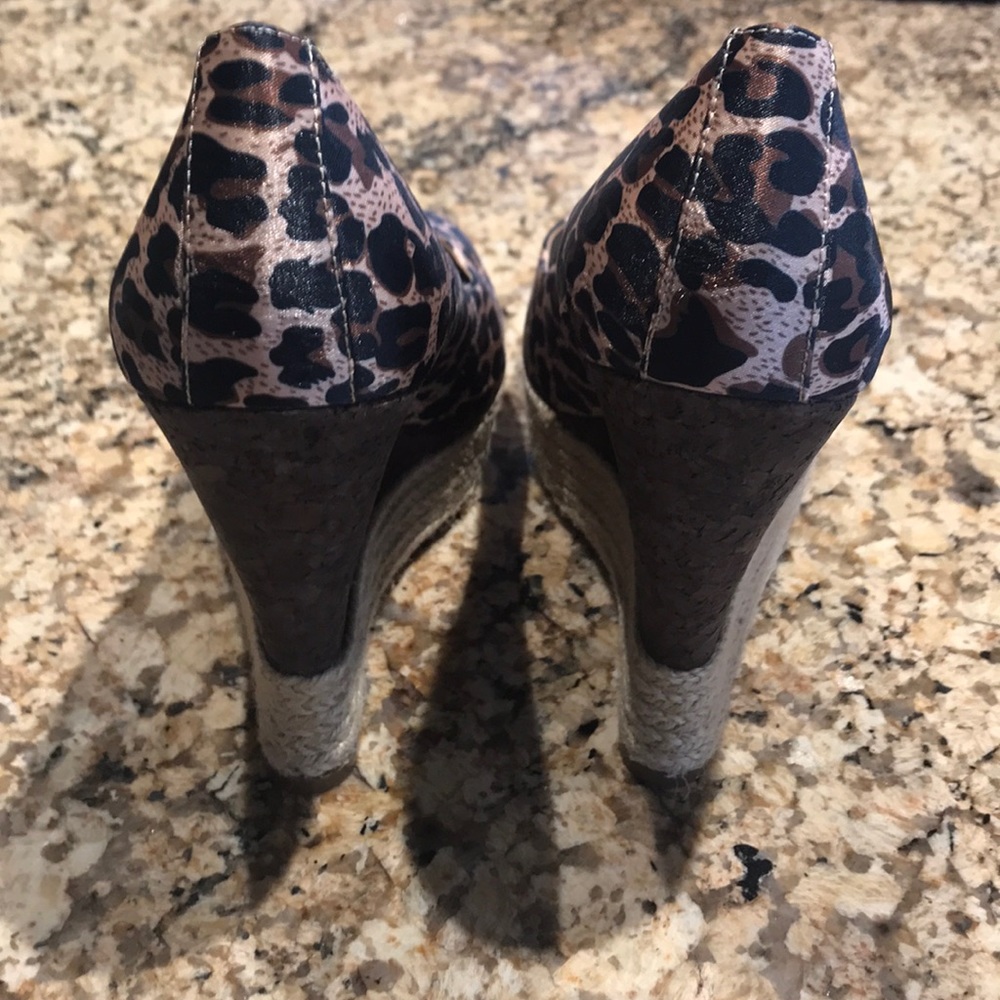 Leopard stacked wedge - Picture 3 of 4